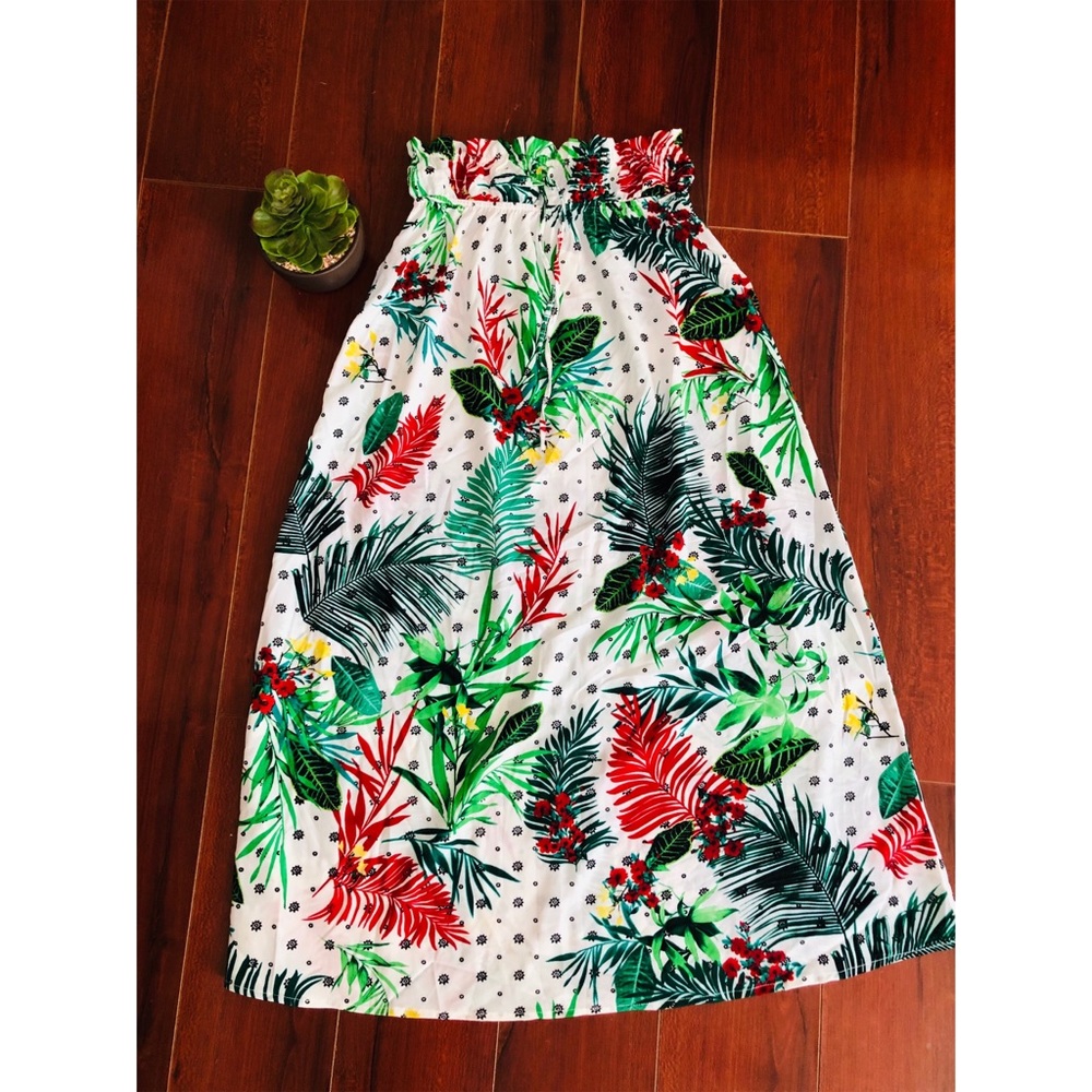 Love + Harmony Maxi Tropical Print Skirt
